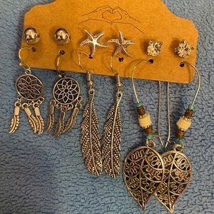 6 Pair of Fashion Earrings!! NWT!!